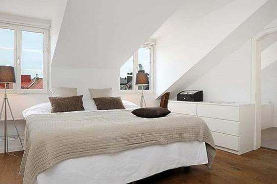 斜顶卧室装修设计方法